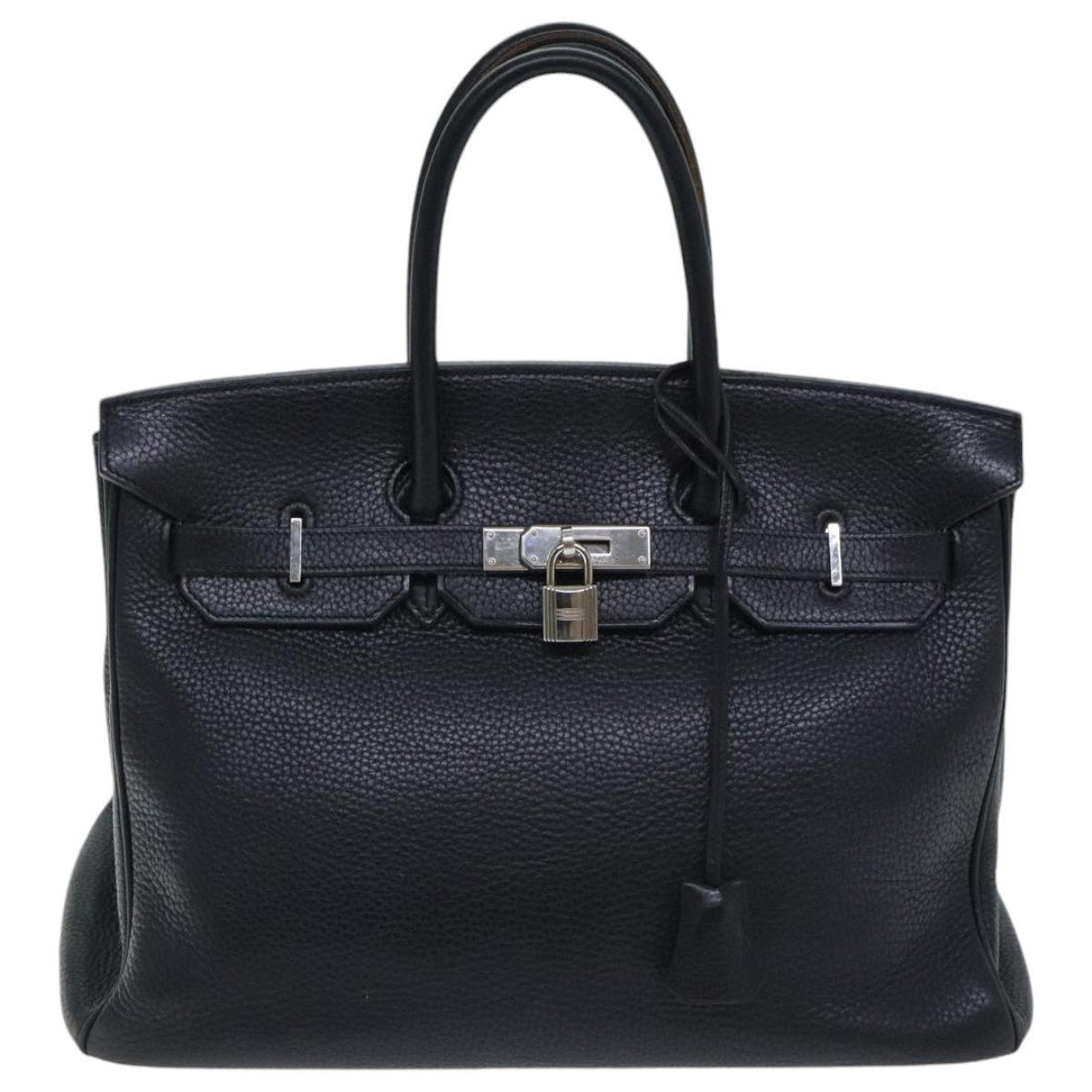 Hermès Birkin 35 Black Leather Handbag (Pre-Owned)