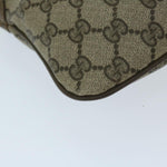 Gucci Gg Canvas Beige Canvas Shoulder Bag (Pre-Owned)