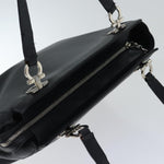 Salvatore Ferragamo Black Leather Handbag (Pre-Owned)