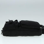 Prada Re-Nylon Black Synthetic Shoulder Bag (Pre-Owned)