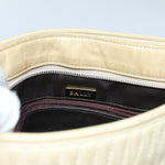 Bally Beige Leather Shoulder Bag (Pre-Owned)