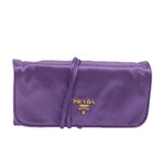 Prada -- Purple Silk Clutch Bag (Pre-Owned)