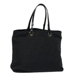 Fendi Roll Bag Black Canvas Handbag (Pre-Owned)