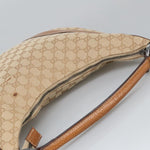 Gucci Hobo Beige Canvas Shoulder Bag (Pre-Owned)