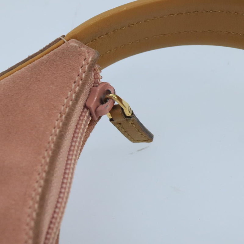 Gucci Hobo Pink Suede Handbag (Pre-Owned)