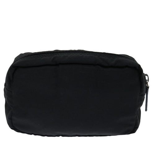 Prada Tessuto Black Synthetic Clutch Bag (Pre-Owned)