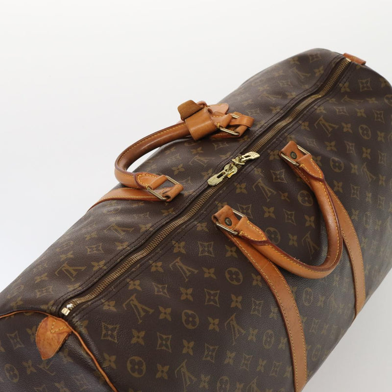 Louis Vuitton Keepall 60 Brown Canvas Travel Bag (Pre-Owned)