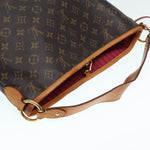 Louis Vuitton Delightfull Pm Brown Canvas Shoulder Bag (Pre-Owned)