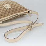 Gucci Beige Canvas Shoulder Bag (Pre-Owned)