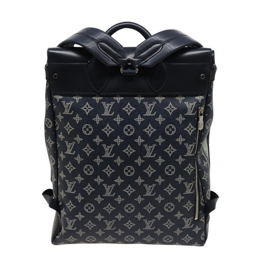 Louis Vuitton Steamer Black Canvas Backpack Bag (Pre-Owned)