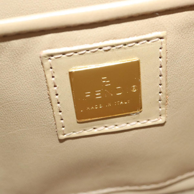 Fendi Beige Canvas Handbag (Pre-Owned)