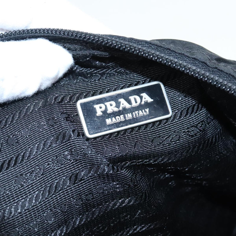 Prada Re-Nylon Black Synthetic Shoulder Bag (Pre-Owned)