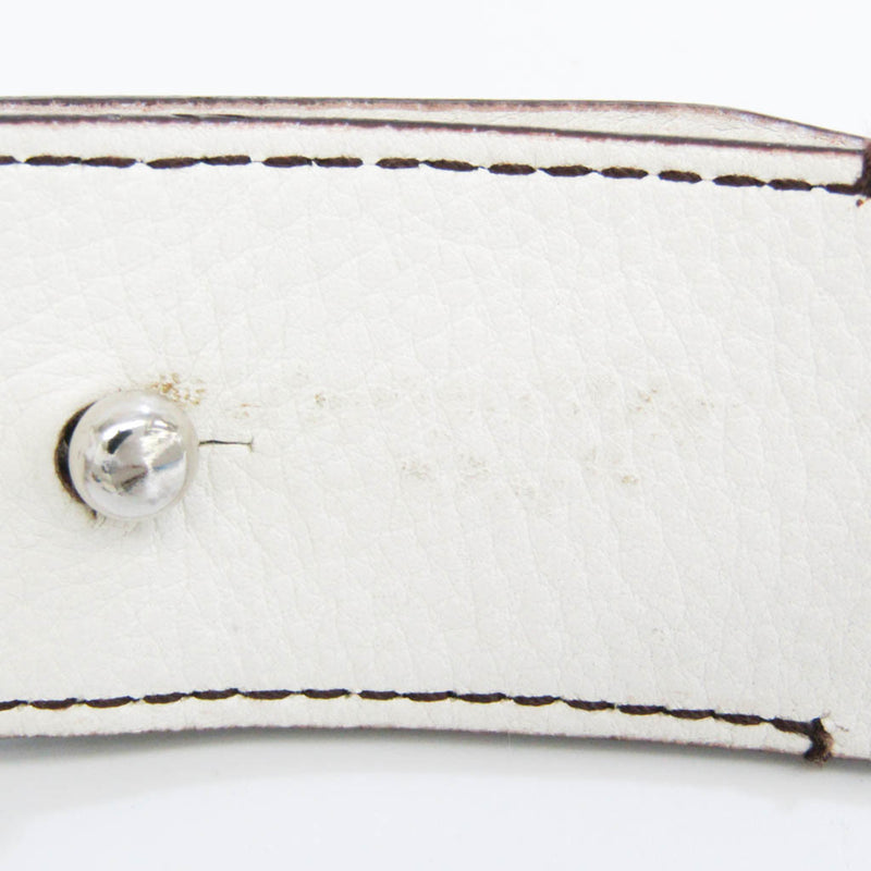 Christian Dior White Leather Fanny Pack (Pre-Owned)