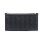 Bottega Veneta Black Leather Coin Purse/Coin Case