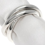 Tiffany Silver Silver Band Ring (Pre-Owned)