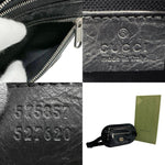 Gucci Black Leather Fanny Pack Sling Bag (Pre-Owned)