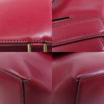 Michael Kors Red Color Leather Backpack (Pre-Owned)