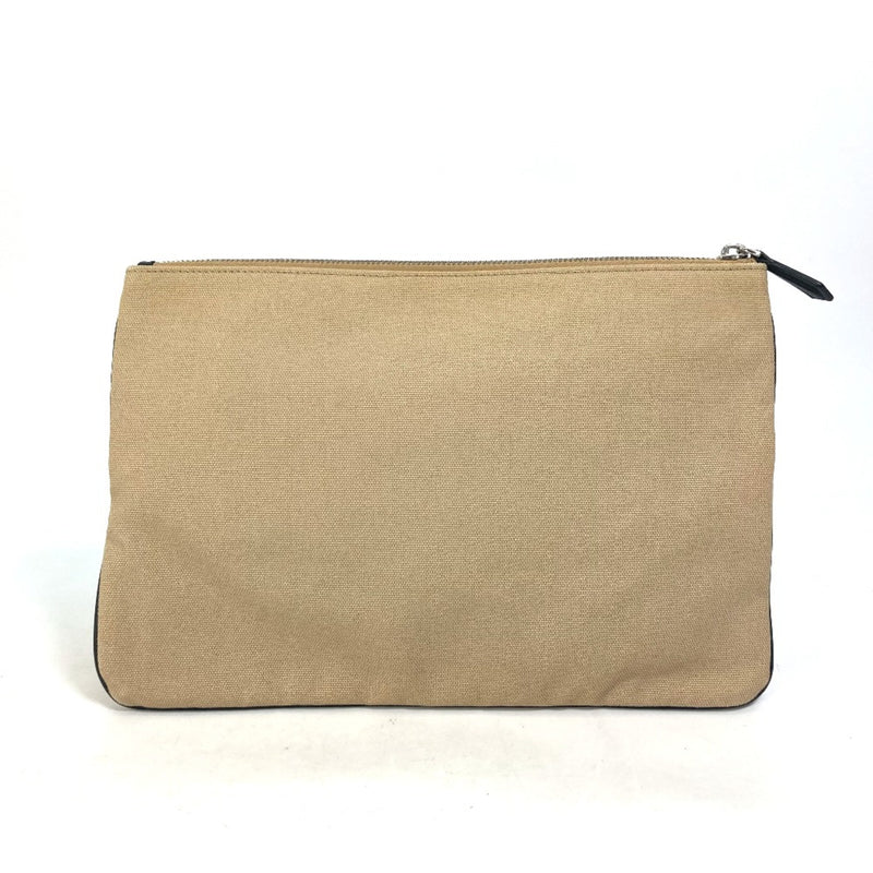 Fendi Beige Cloth Clutch Bag (Pre-Owned)