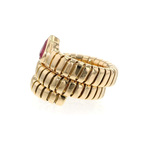 Bvlgari Yellow Gold Yellow Gold (18K) Band Ring (Pre-Owned)