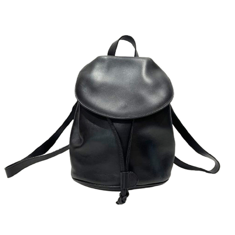 Salvatore Ferragamo Black Leather Backpack (Pre-Owned)