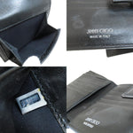 Jimmy Choo Black Leather Wallet (Bi-Fold) (Pre-Owned)