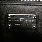 Salvatore Ferragamo Black Leather Handbag (Pre-Owned)