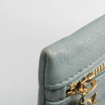 Jimmy Choo Light Blue Leather Clutch Bag (Pre-Owned)