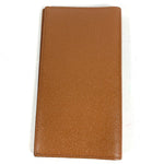 Bvlgari Brown Leather Long Wallet (Bi-Fold) (Pre-Owned)