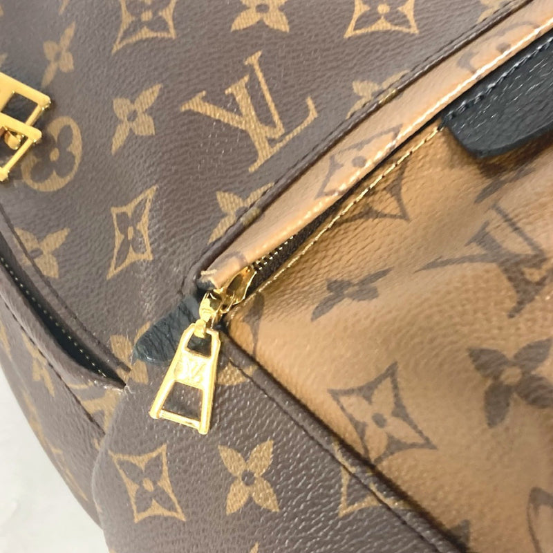 Louis Vuitton Beige Brown Monogram Reverse Backpack (Pre-Owned)