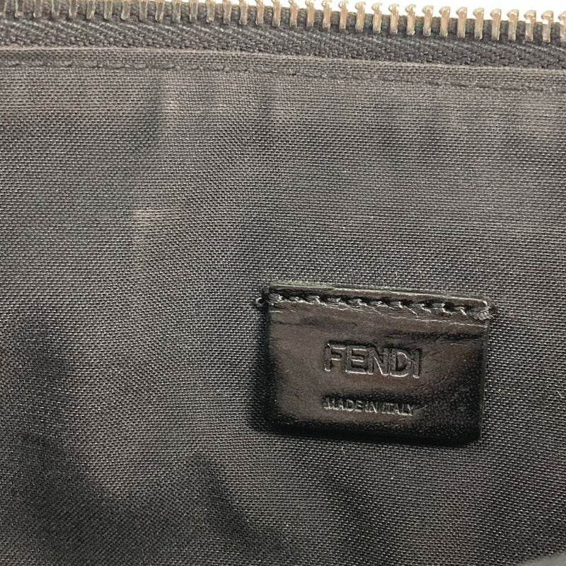 Fendi Black Leather Clutch Bag (Pre-Owned)