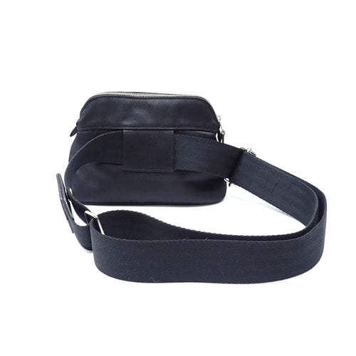 Hermes Black Canvas Fanny Pack Pouch (Pre-Owned)