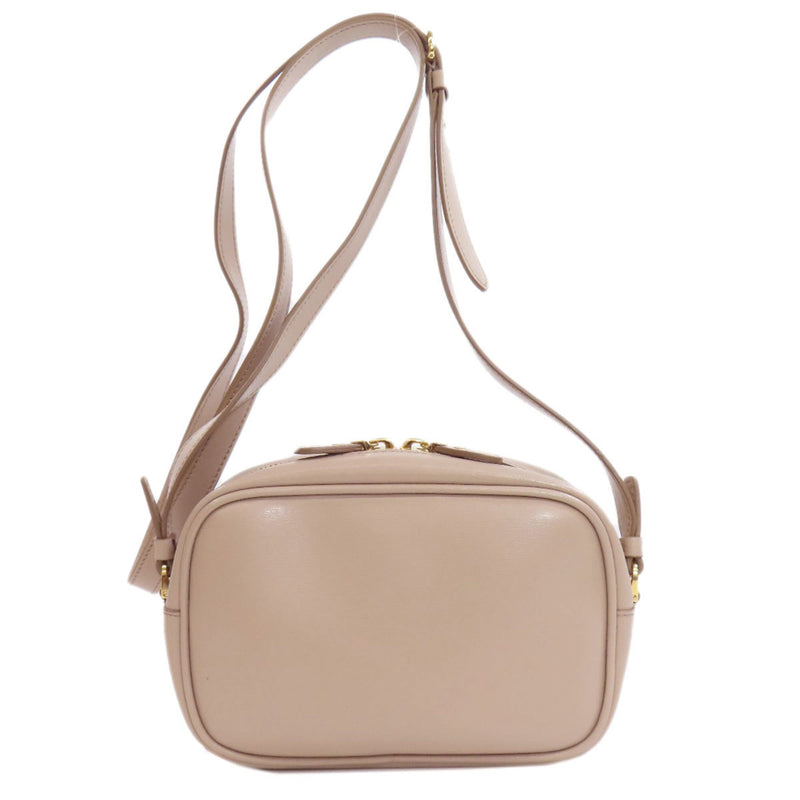 Salvatore Ferragamo Beige Leather Shoulder Bag (Pre-Owned)