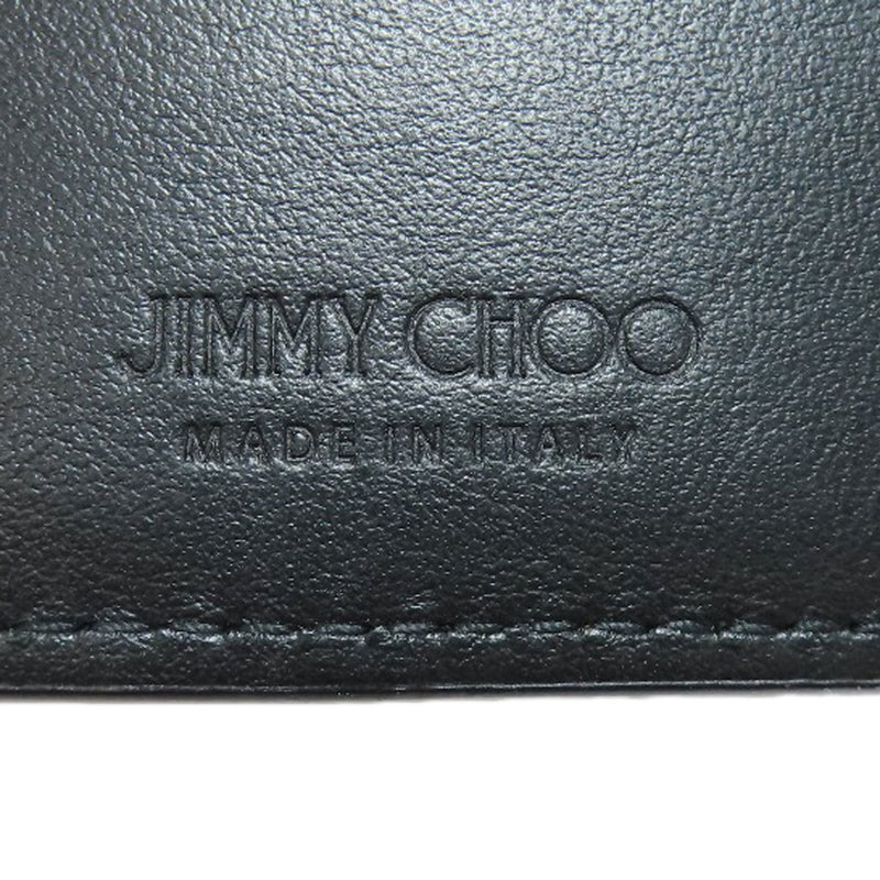 Jimmy Choo Black Leather Wallet (Bi-Fold) (Pre-Owned)