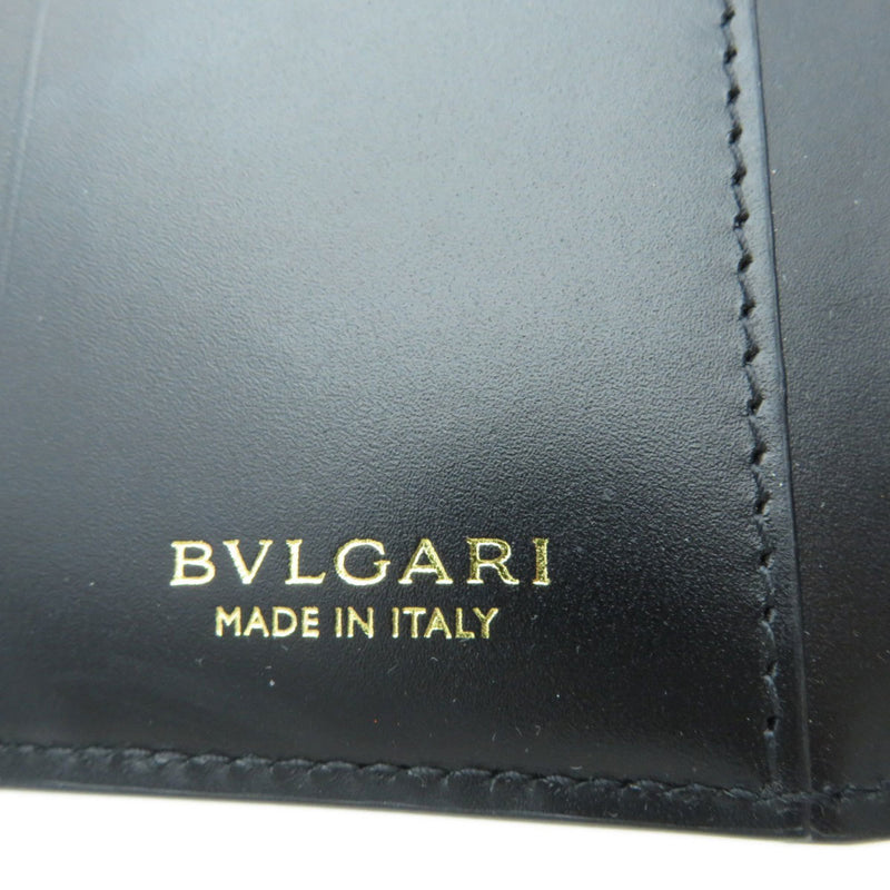 Bvlgari Black Leather Wallet (Bi-Fold) (Pre-Owned)