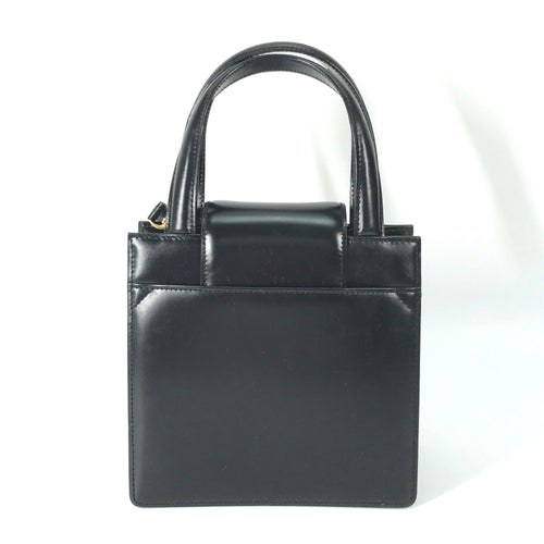 Bvlgari Black Leather Handbag (Pre-Owned)