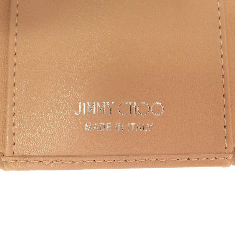 Jimmy Choo Pink Leather Wallet (Tri-Fold) (Pre-Owned)