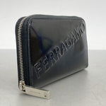 Salvatore Ferragamo Black Leather Long Wallet (Bi-Fold) (Pre-Owned)