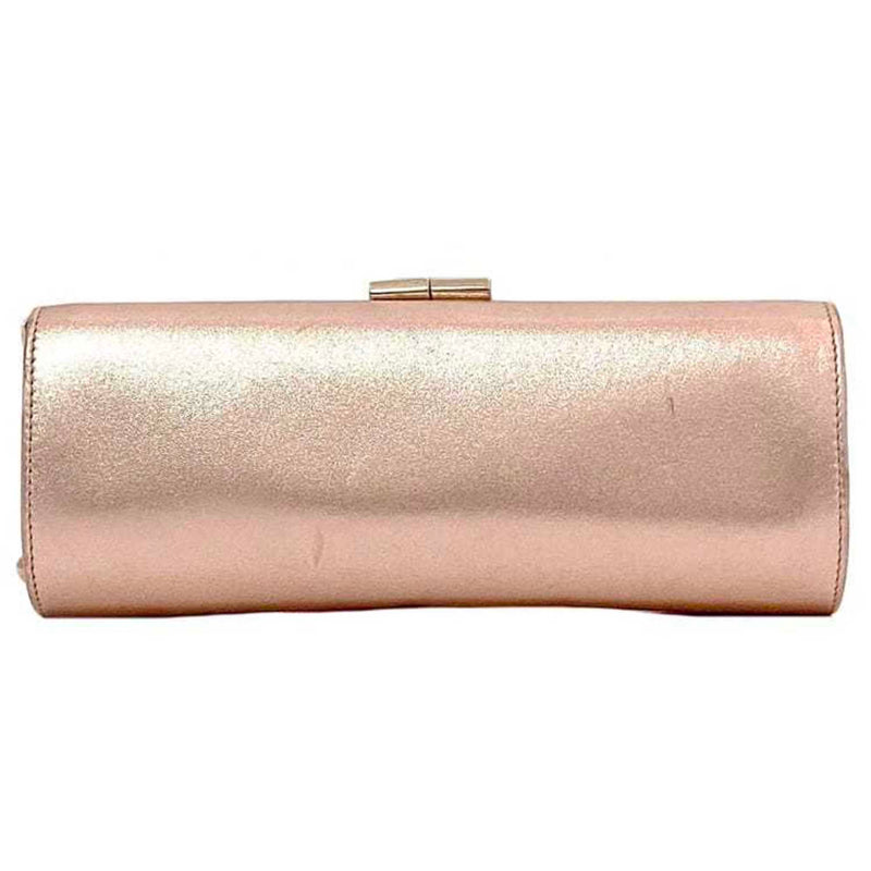 Jimmy Choo Pink Leather Clutch Bag (Pre-Owned)