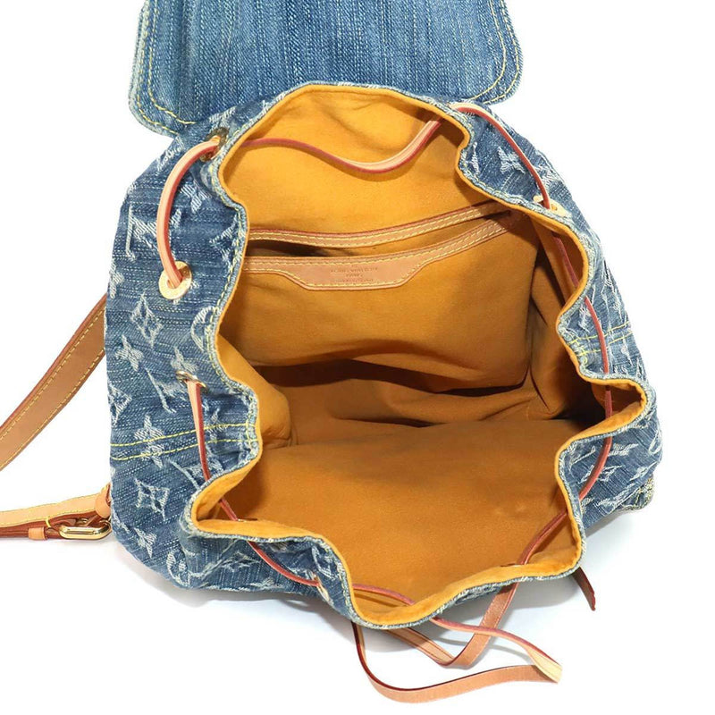 Louis Vuitton Blue Monogram Denim Backpack (Pre-Owned)