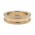 Bvlgari Gold Pink Gold (18K) Band Ring (Pre-Owned)