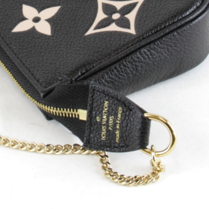 Louis Vuitton Black Monogram Empreinte Pouch (Pre-Owned)