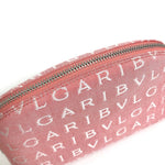 Bvlgari Pink Canvas Pouch (Pre-Owned)