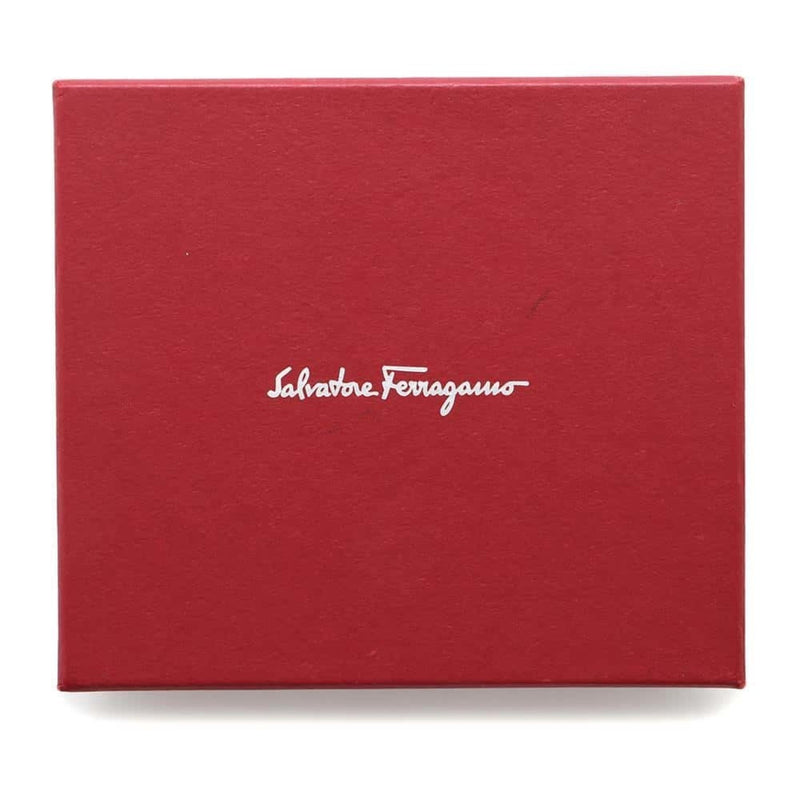 Salvatore Ferragamo Black Pink Leather Wallet (Bi-Fold) (Pre-Owned)