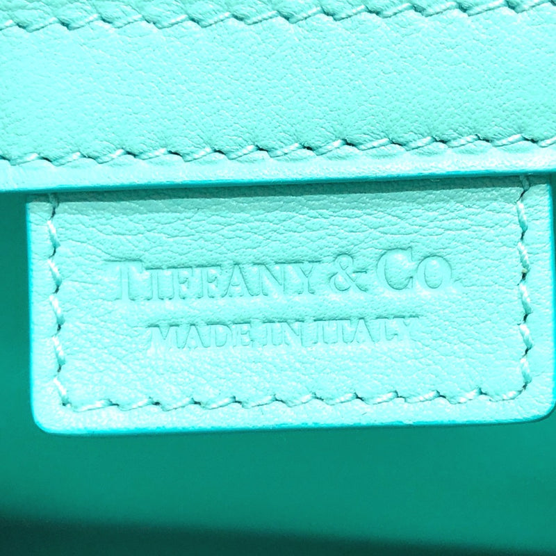 Tiffany Blue Leather Shoulder Bag (Pre-Owned)