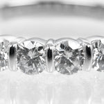 Tiffany Platinum Platinum 950 Band Ring (Pre-Owned)