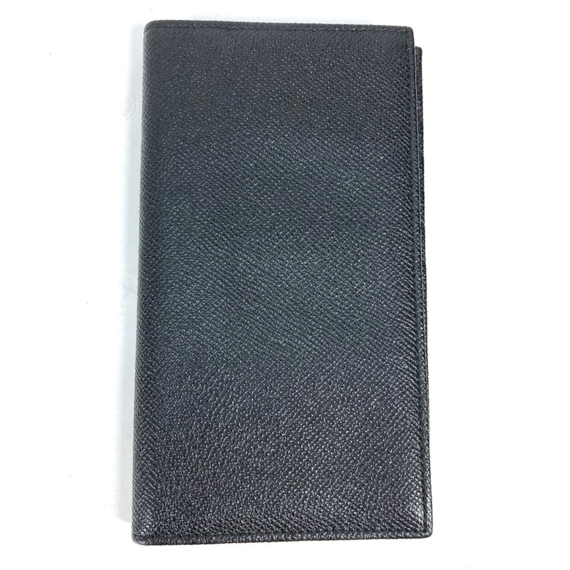 Bvlgari Black Leather Long Wallet (Bi-Fold) (Pre-Owned)