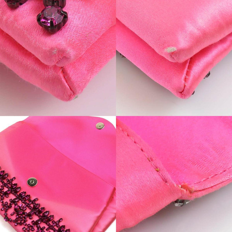 Valentino Garavani Pink Satin Clutch Bag (Pre-Owned)