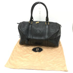 Fendi Black Leather Boston Bag (Pre-Owned)