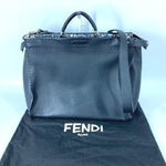 Fendi Black Leather Briefcase (Pre-Owned)