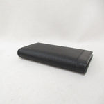 Bvlgari Black Leather Long Wallet (Bi-Fold) (Pre-Owned)